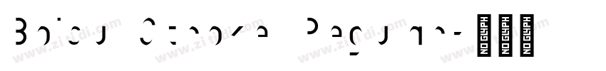 Boisu Stroke Regular字体转换